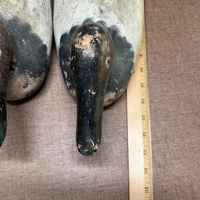 Lot of 4 matching Black & White Decoys