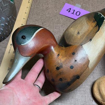 Tom Taber Ducks Unlimited Decoy & other