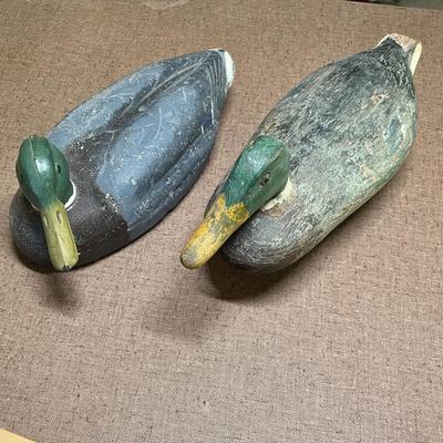 2 Wood Duck Decoys