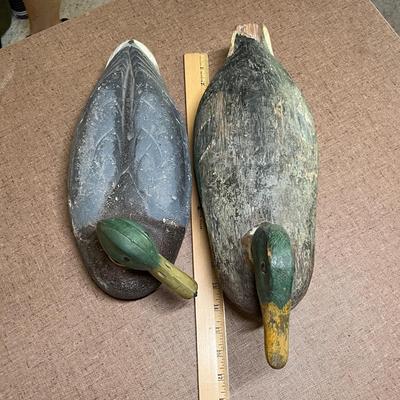 2 Wood Duck Decoys