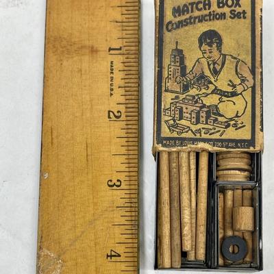 Match Box Construction Set By Louis Marx & Co 5th Ave N.Y.C