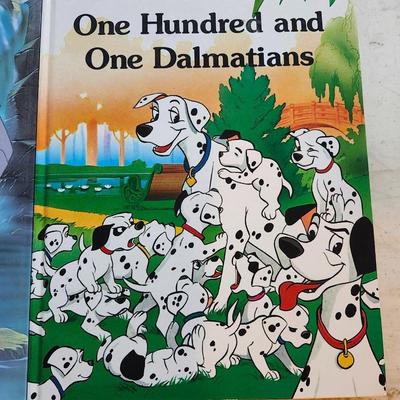 Walt Disney books Pocahontas ,Lion King, 101 dalmatians and Fox and the hound