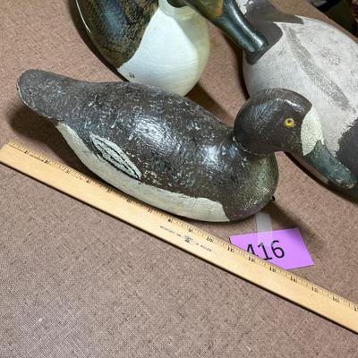 3 Wood Decoys