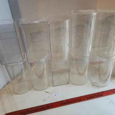 Ten Acrylic Plastic Storage Display Case Holder Beanie Baby