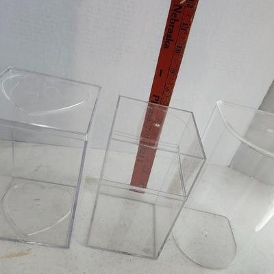 Ten Acrylic Plastic Storage Display Case Holder Beanie Baby