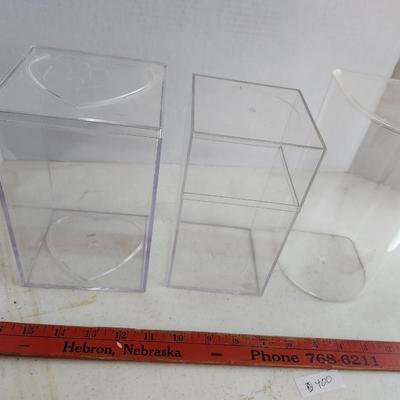 Ten Acrylic Plastic Storage Display Case Holder Beanie Baby