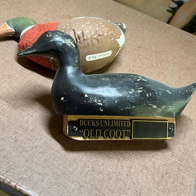 Black duck decoy & rubber