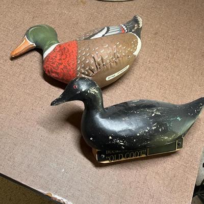 Black duck decoy & rubber