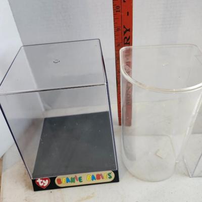 10 Acrylic Plastic Storage Display Case Holder Beanie Baby