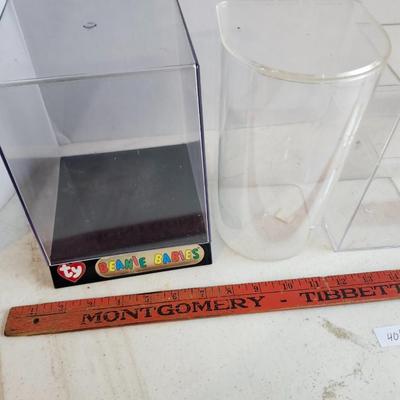 10 Acrylic Plastic Storage Display Case Holder Beanie Baby