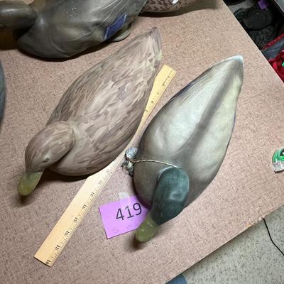 Rubber/ Plastic vintage decoys