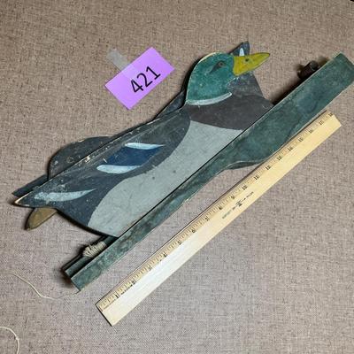 Rare spring loaded 3 ducks decoy
