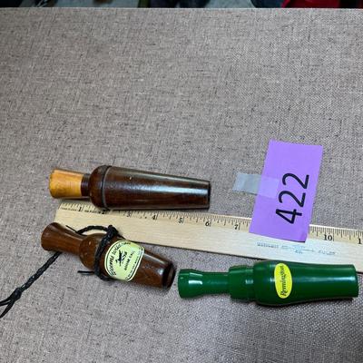 Lot of 3 Duck Calls #1