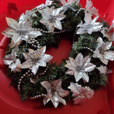 Seasonal Wreaths with Six Plastic Wreath Storage Boxes