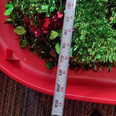 Seasonal Wreaths with Six Plastic Wreath Storage Boxes