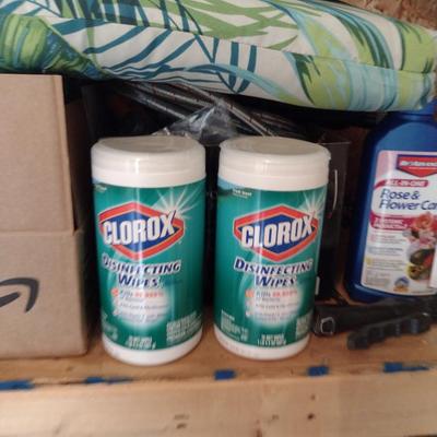 Collection of Household Goods- Light Bulbs, Lawn and Garden Solutions, Coolers, Home Repair Items, etc