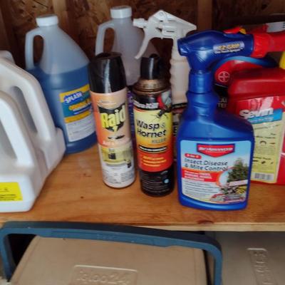 Collection of Household Goods- Light Bulbs, Lawn and Garden Solutions, Coolers, Home Repair Items, etc