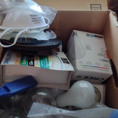 Collection of Household Goods- Light Bulbs, Lawn and Garden Solutions, Coolers, Home Repair Items, etc