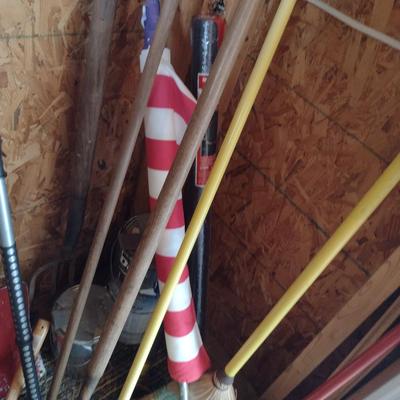 Assorted Hand Tools and Outdoor Items