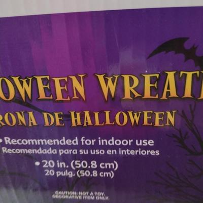 Halloween Wreath- Approx 17" in Diameter