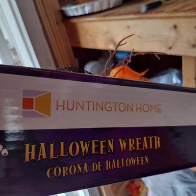 Halloween Wreath- Approx 17" in Diameter