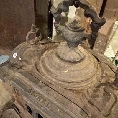 Ornate Vintage Cast Iron Stove