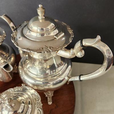 950 Sterling Silver Tea Coffee Creamer Sugar bowl