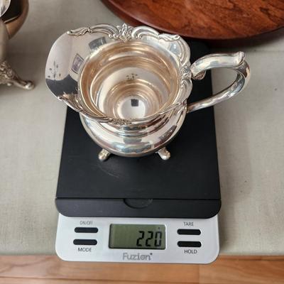 950 Sterling Silver Tea Coffee Creamer Sugar bowl