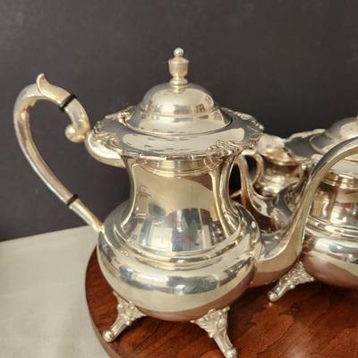 950 Sterling Silver Tea Coffee Creamer Sugar bowl