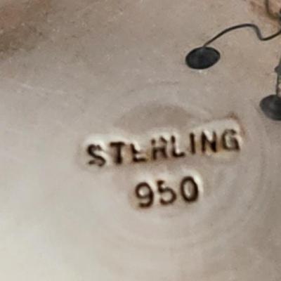 950 Sterling Silver Tea Coffee Creamer Sugar bowl