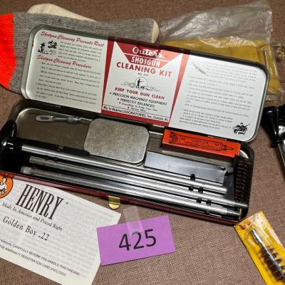 Gun cleaning supplies
