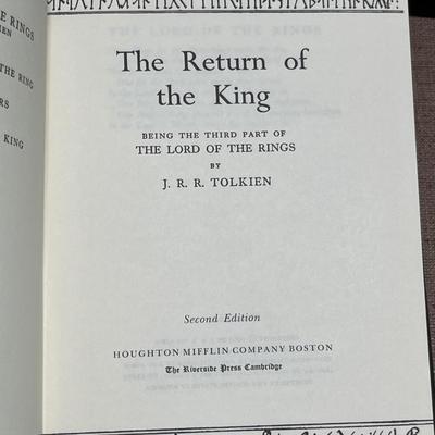 Lord of the Rings book set