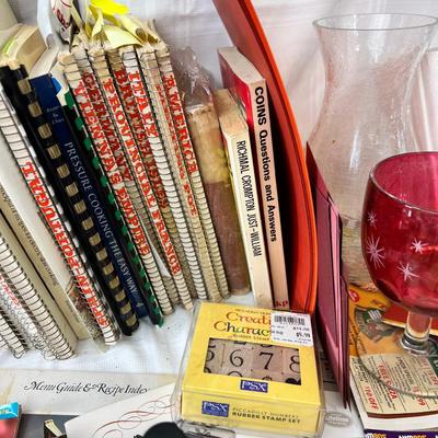 Cookbooks, Stamps and ephemera