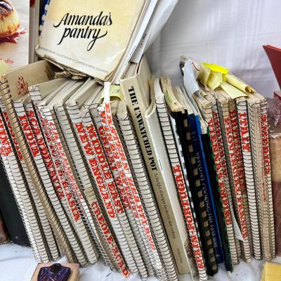 Cookbooks, Stamps and ephemera