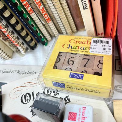 Cookbooks, Stamps and ephemera