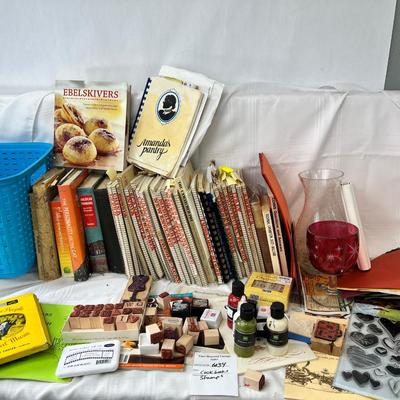 Cookbooks, Stamps and ephemera