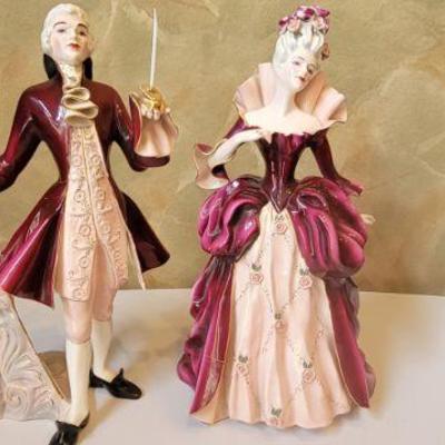 Florence Ceramics 
Madame Pompadour (as is) $8
Louis XV  (as is ) $8