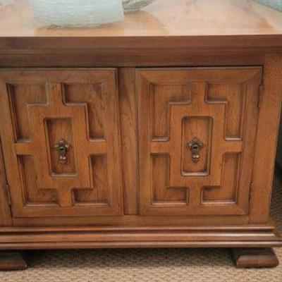 Thomasville "spanish style" end table $75