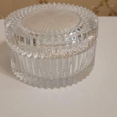 Crystal candy dish $6