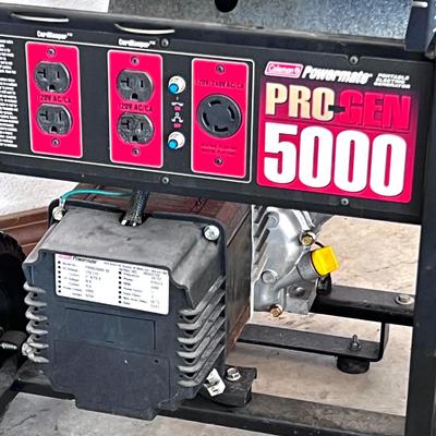 Coleman Powermate Pro-Gen 5000 Generator