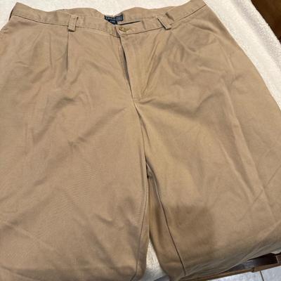 IZOD KHAKI DRESS PANTS 38x29
