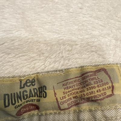 LEE DUNGAREES KHAKI 38x30