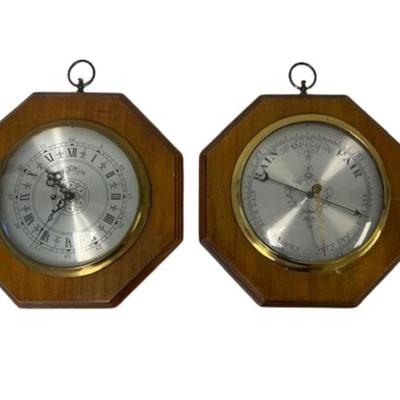 Weather Station/Clock Wall Plaques
