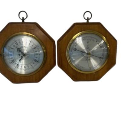 Weather Station/Clock Wall Plaques