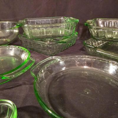 Martha Stewart Everyday Green Glass Bakeware (K-JS)