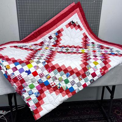 New Hand Made Patchwork Quilt,