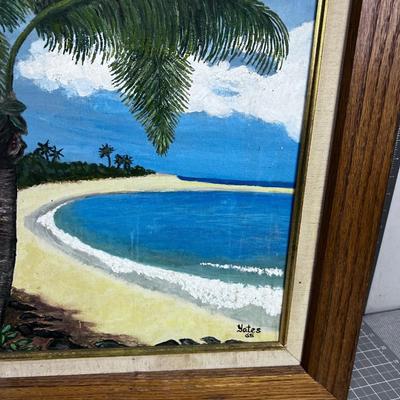 Acrylic on Canvas, Gillagans Island, Signed Yates Dated 1965