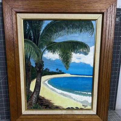 Acrylic on Canvas, Gillagans Island, Signed Yates Dated 1965