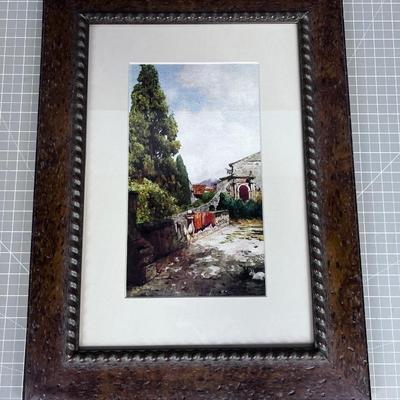 Framed Watercolor