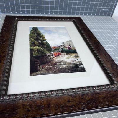 Framed Watercolor